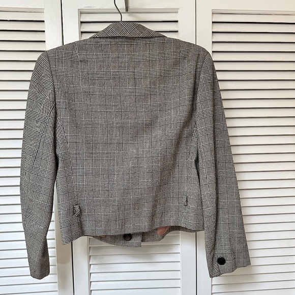 Vintage 1960s Glen Check Plaid Jacket Basta France Hurwitch Bros Boston - Picture 6 of 10